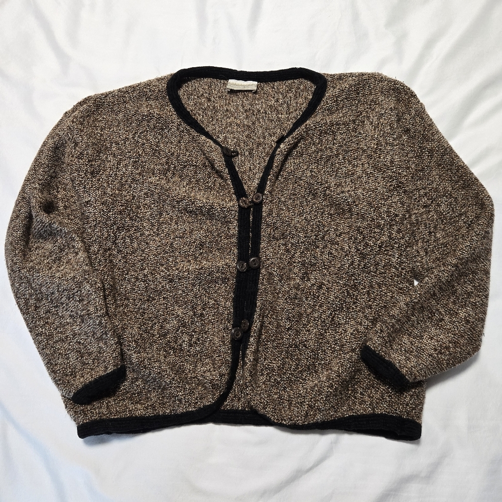 Coldwater Creek Multitone Knit Cardigan